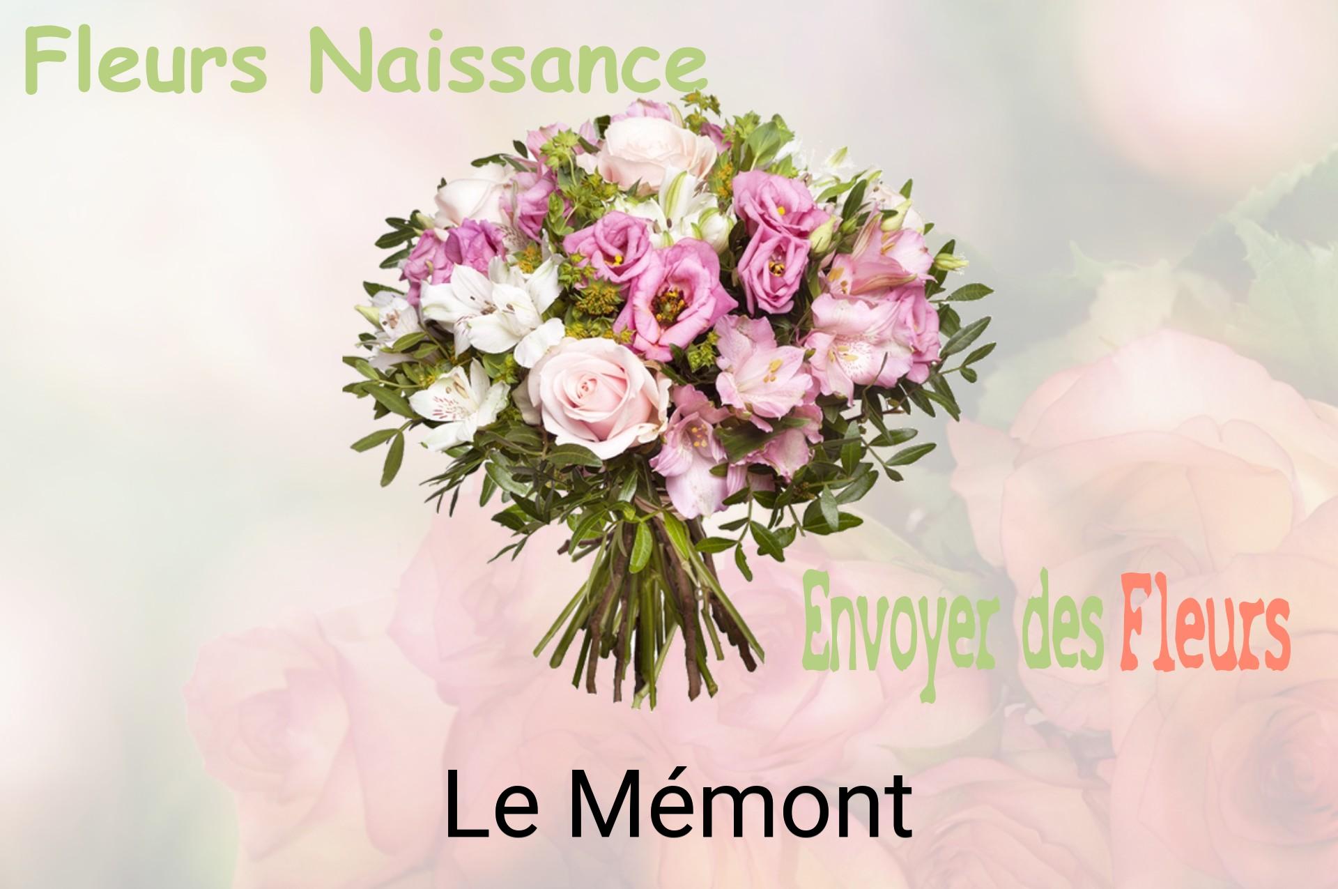 Bouquet de fleurs de naissance livré à Le Mémont